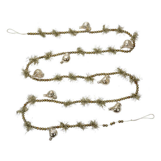 Clayre &amp; Eef | Decoratie slinger kerst Zilverkleurig &oslash; 2x180 cm | 65989