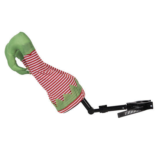 Clayre &amp; Eef | Decoratie Kerst Elfenbenen Rood Groen 30x13x54 cm / 3xAA | 66348