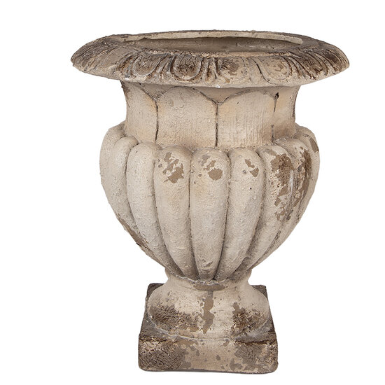 Clayre &amp; Eef | Bloempot Binnen Beige &oslash; 27x43 cm | 6MG0133