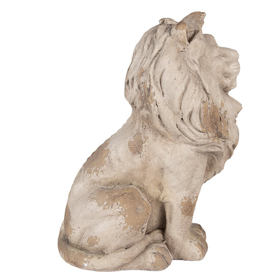 Clayre &amp; Eef | Decoratie Leeuw Beige 31x20x41 cm | 6MG0135