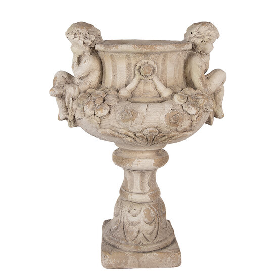 Clayre &amp; Eef | Bloempot Binnen Beige 40x32x55 cm | 6MG0137