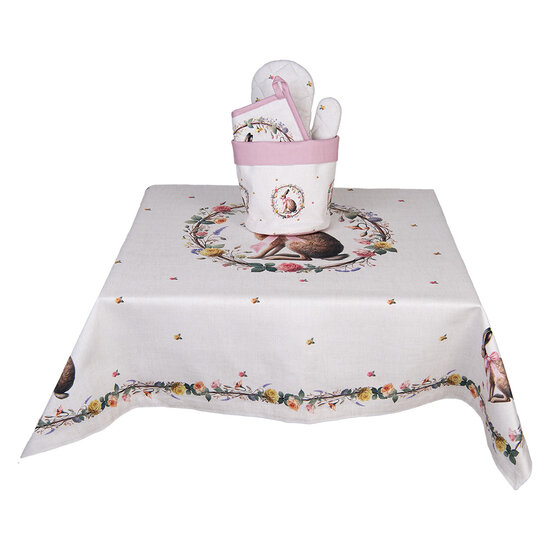 Clayre &amp; Eef | Broodmandje Beige Bruin &oslash; 15x16 cm | EWC50