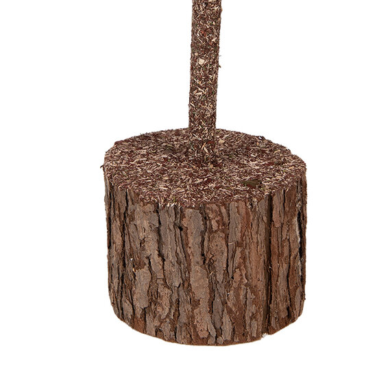 Clayre &amp; Eef | Kunstkerstboom Groen Wit &oslash; 10x60 cm | 50840