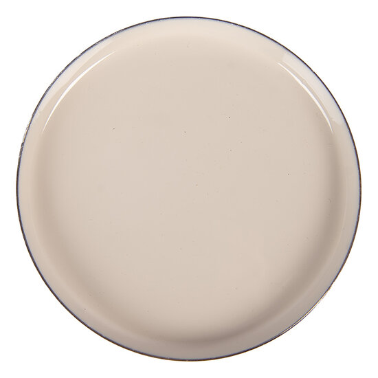 Clayre &amp; Eef | Onderzetter Beige Goud &oslash; 11x1 cm | 6Y5973