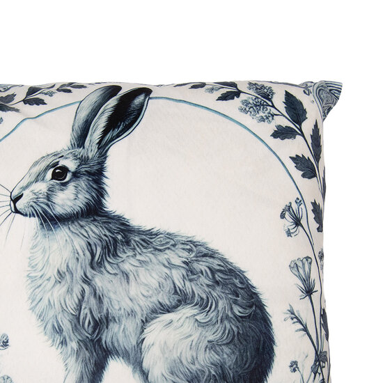 Clayre &amp; Eef | Kussenhoes Beige Groen 45x45 cm | KT021.439