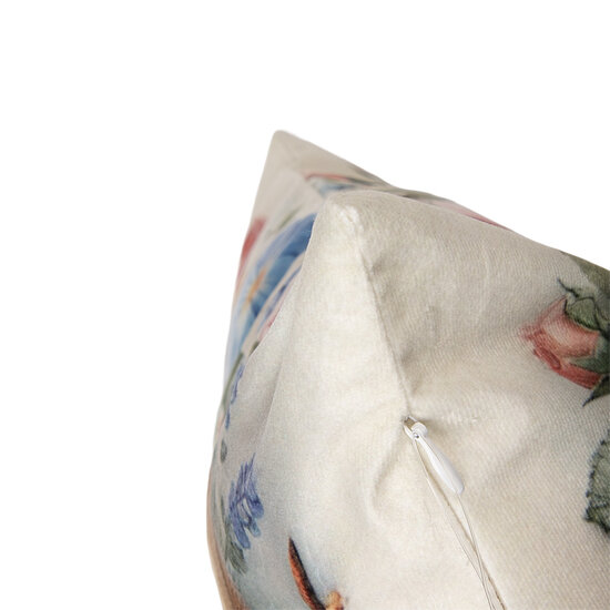 Clayre &amp; Eef | Kussenhoes Beige Roze 45x45 cm | KT021.443