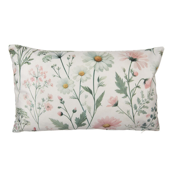 Clayre &amp; Eef | Kussenhoes Beige Roze 35x50 cm | KT036.057