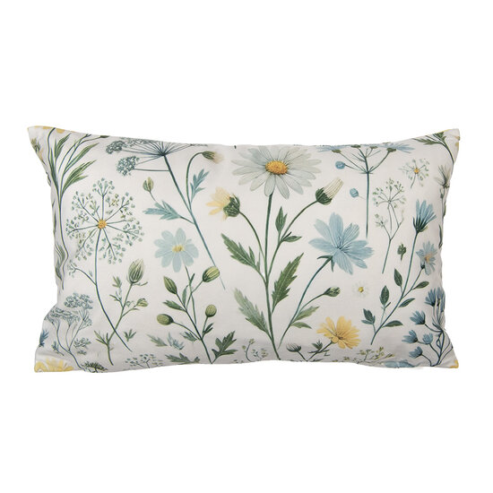 Clayre &amp; Eef | Kussenhoes Beige Groen 35x50 cm | KT036.058