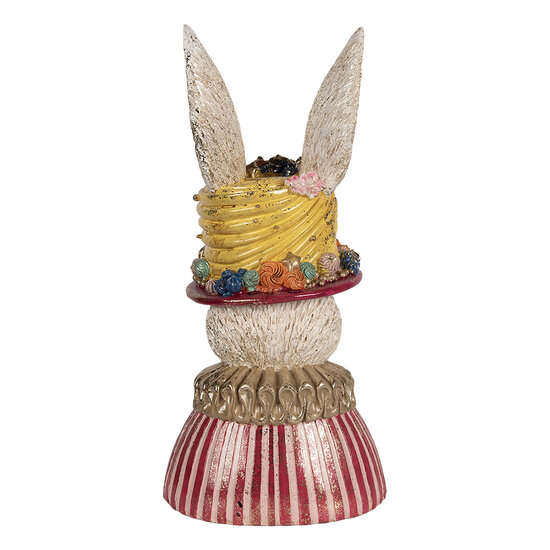 Clayre &amp; Eef | Decoratie Konijn Beige Roze 26x19x50 cm | 6PR6017