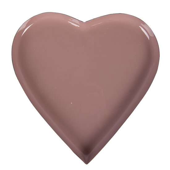 Clayre &amp; Eef | Decoratieve Schalen (3) Roze 3 Kleuren &oslash; 24x1 / &oslash; 19x1 / &oslash; 13x1 cm | 6Y5974