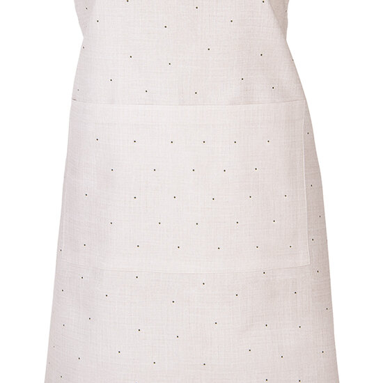 Clayre &amp; Eef | Keukenschort Beige Bruin 70x85 cm | BYC41