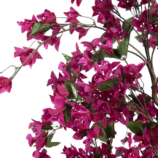 Clayre &amp; Eef | Decoratie Bougainvillea boom paars Groen 100x100x150 cm | 5PL0219