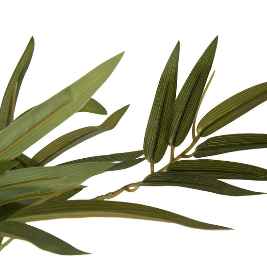 Clayre &amp; Eef | Kunstplant Bamboe Groen Zwart 35x35x160 cm | 5PL0232