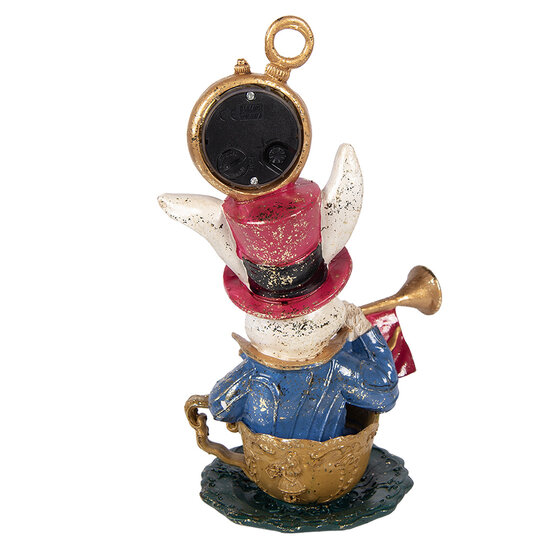 Clayre &amp; Eef | Decoratie Konijn met klokje Beige Goudkleurig 15x11x23 cm | 6PR6031