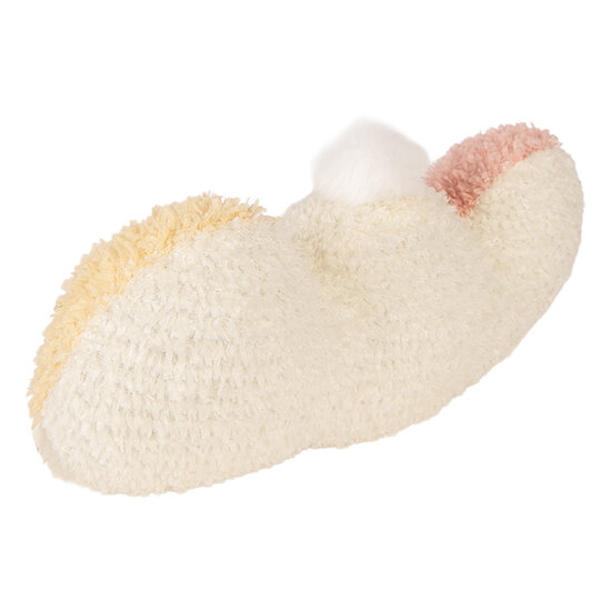 Clayre &amp; Eef | Kussen Konijn Wit Roze 36x12x20 cm | TW0635