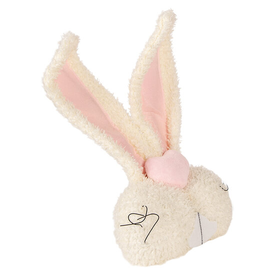 Clayre &amp; Eef | Kussen Konijn Beige Roze 18x10x35 cm | TW0636