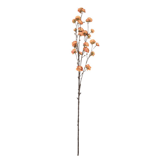 Clayre &amp; Eef | Decoratie tak met bloemen Oranje Bruin 15x15x115 cm | 5PL0239DP