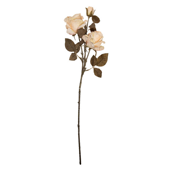 Clayre &amp; Eef | Decoratie tak met bloemen Wit Groen 12x12x70 cm | 5PL0241W