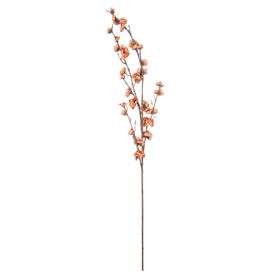 Clayre &amp; Eef | Decoratie tak met bloemen Oranje Bruin 8x15x120 cm | 5PL0254O