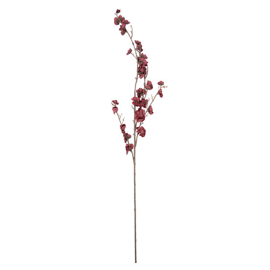 Clayre &amp; Eef | Decoratie tak met bloemen Rood Bruin 8x15x120 cm | 5PL0254R