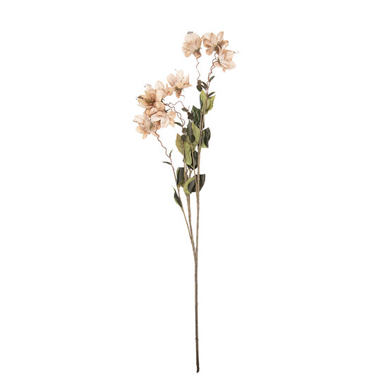 Clayre &amp; Eef | Decoratie tak met bloemen Beige Groen 14x14x120 cm | 5PL0258BE