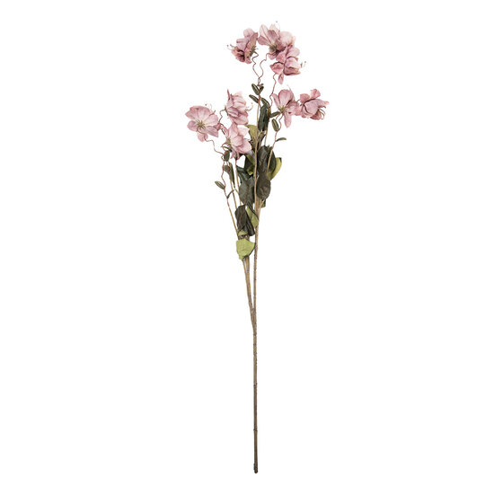 Clayre &amp; Eef | Decoratie tak met bloemen Roze Groen 14x14x120 cm | 5PL0258DP