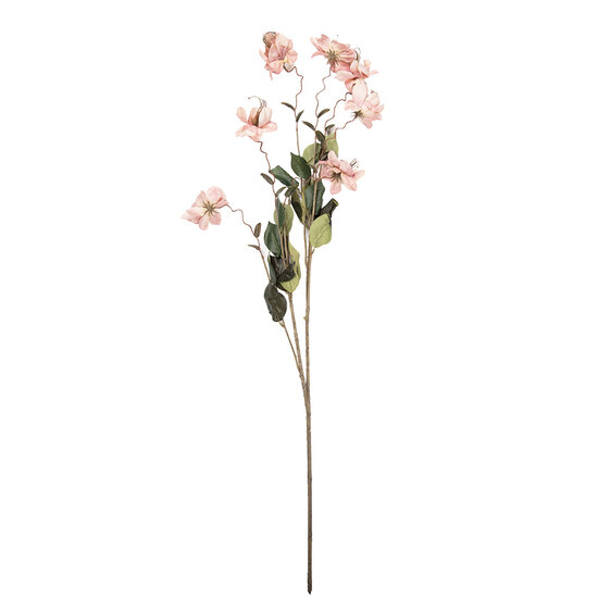 Clayre &amp; Eef | Decoratie tak met bloemen Roze Groen 14x14x120 cm | 5PL0258P