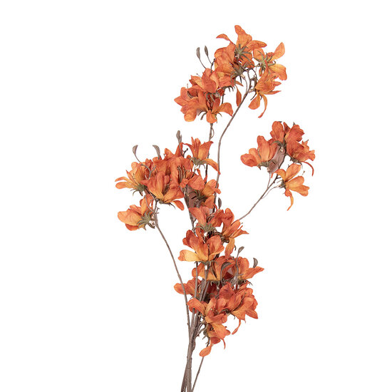 Clayre &amp; Eef | Decoratie tak met bloemen Oranje Bruin 14x16x120 cm | 5PL0263O