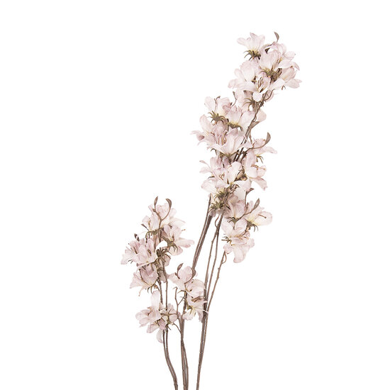 Clayre &amp; Eef | Decoratie tak met bloemen Wit Bruin 14x16x120 cm | 5PL0263W