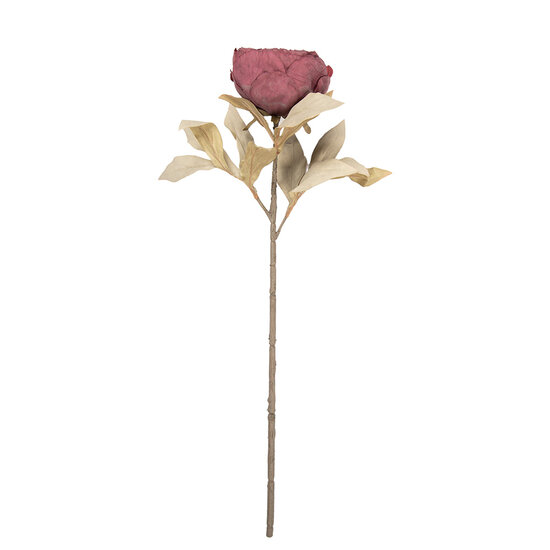 Clayre &amp; Eef | Kunstbloem Rood Groen 11x11x62 cm | 5PL0266R