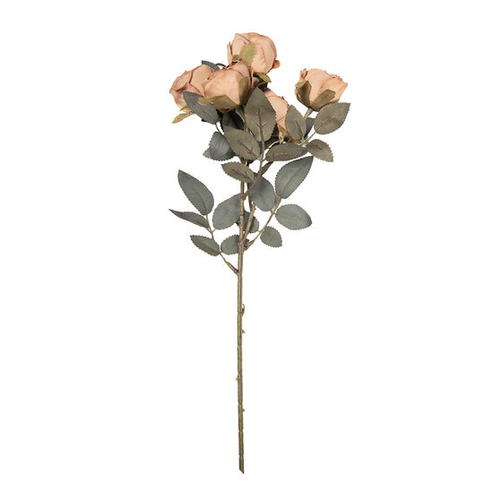 Clayre &amp; Eef | Decoratie tak met bloemen Bruin Groen 8x13x43 cm | 6PL0416P