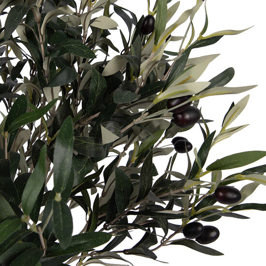 Clayre &amp; Eef | Decoratie Olijfboom Groen Bruin 45x45x120 cm | 5PL0224