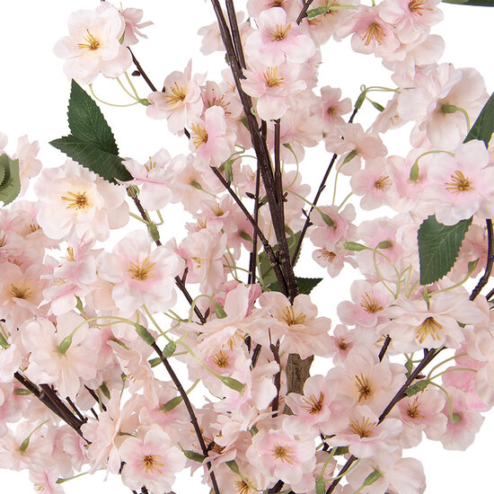 Clayre &amp; Eef | Decoratie Kersenbloesem boom Roze Bruin 30x30x90 cm | 5PL0229