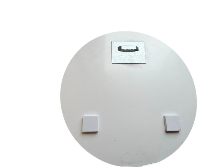 Glasschilderij schotse hooglander hang of staand met standaard ⌀ 30 cm | 922975 | Home Sweet Home