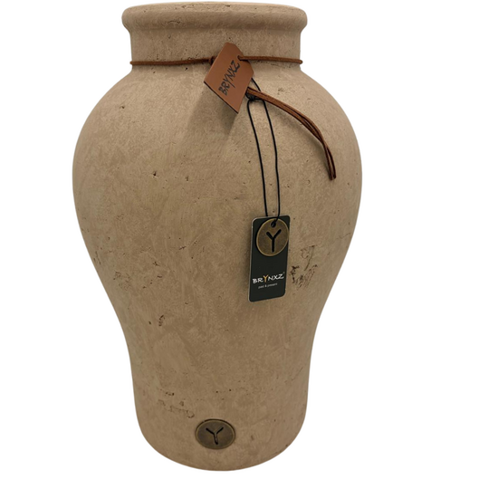 BRYNXZ Vaas Allure Majestic Taupe - Leather Rope - Medium 34 x 22 cm