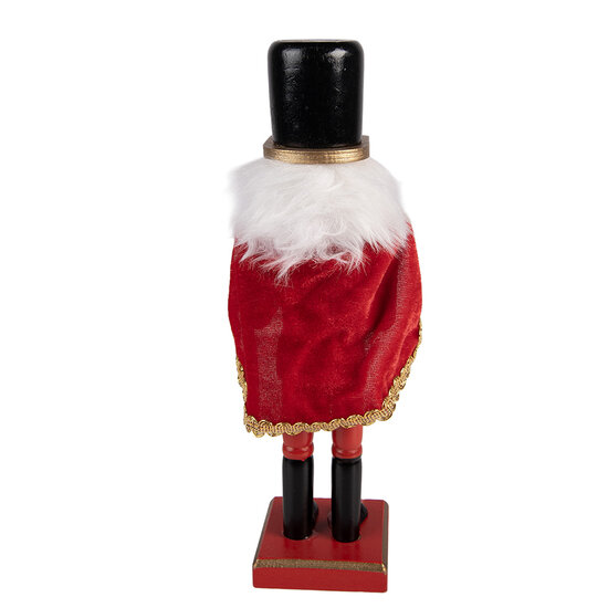 Clayre &amp; Eef | Decoratie notenkraker Rood Groen 7x6x25 cm | 6H2479