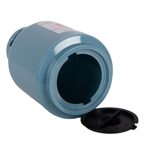 Clayre &amp; Eef | Spaarpot Blauw Wit &oslash; 10x15 cm | 66507