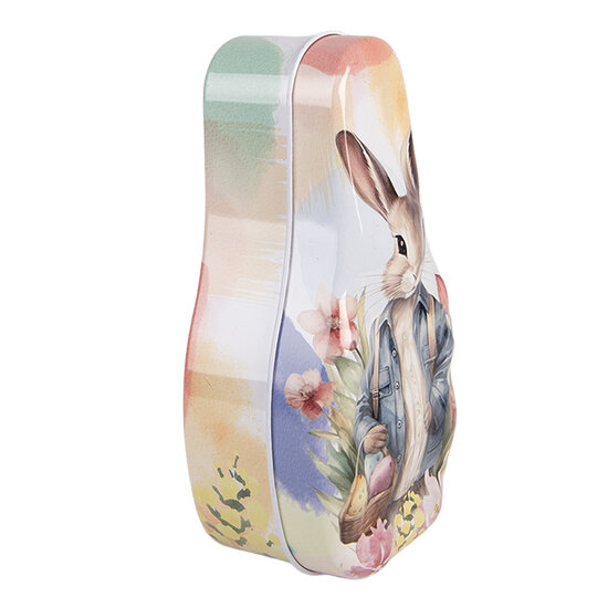 Clayre &amp; Eef | Blikken Bewaardoos Bruin Meerkleurig 14x7x5 cm | 6BL0192