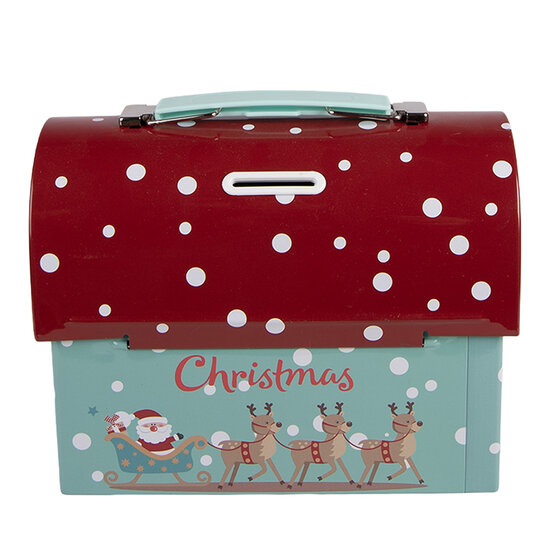 Clayre &amp; Eef | Opbergdoos Groen Rood 17x8x14 cm | 6BL0200