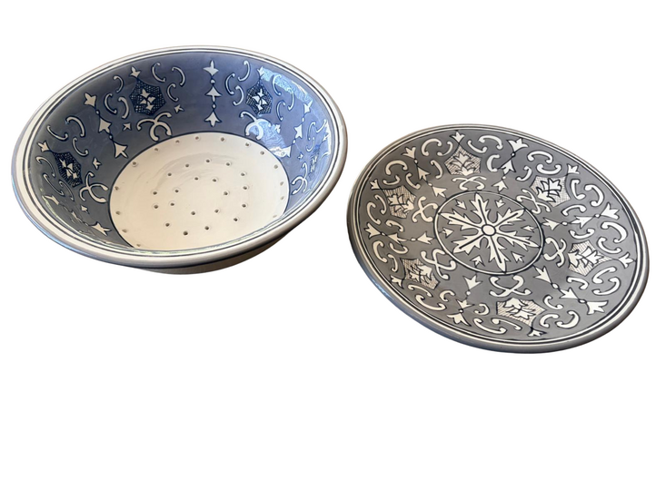 Fruit-test Nejma Gris &Oslash; 25 cm | FT-NG.25 | Dishes &amp; Deco