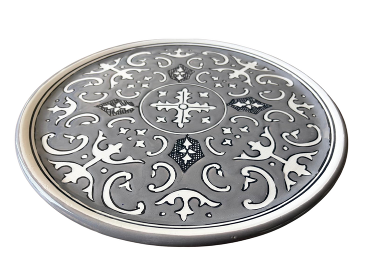 8 delig Tapas schaal Nejma Gris  &Oslash; 30 cm | TS.NG.35 | Dishes &amp; Deco