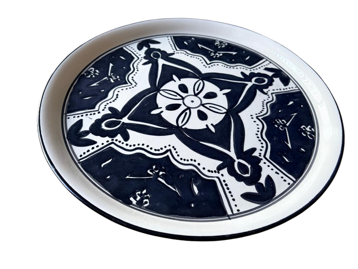 8 delig Tapas schaal Black Fond &Oslash; 30 cm | TS.BF.35 | Dishes &amp; Deco