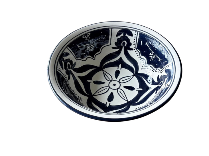 Saladier &Oslash; 19,5 cm Black Fond - Handgemaakt | Dishes &amp; Deco