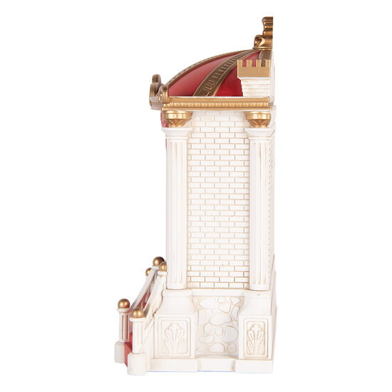 Clayre &amp; Eef | Muziekdoos met LED Rood Wit 22x11x23 cm / 3xAA | 6PR6185