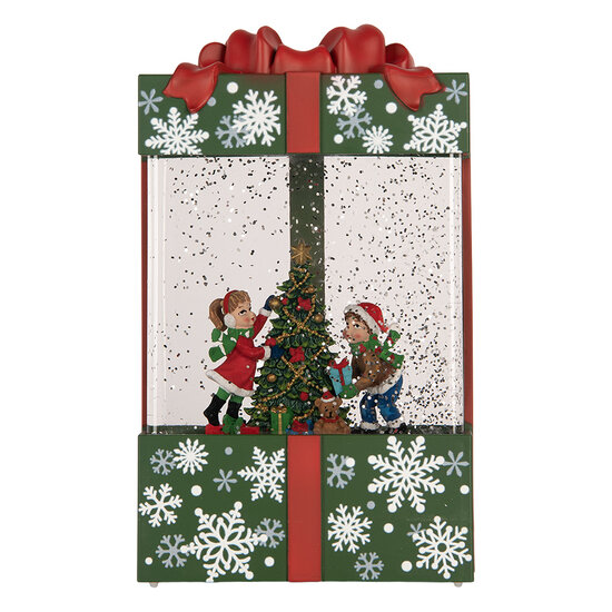 Clayre &amp; Eef | Muziekdoos met LED Groen Rood 12x7x20 cm / 3xAA | 6PR6200