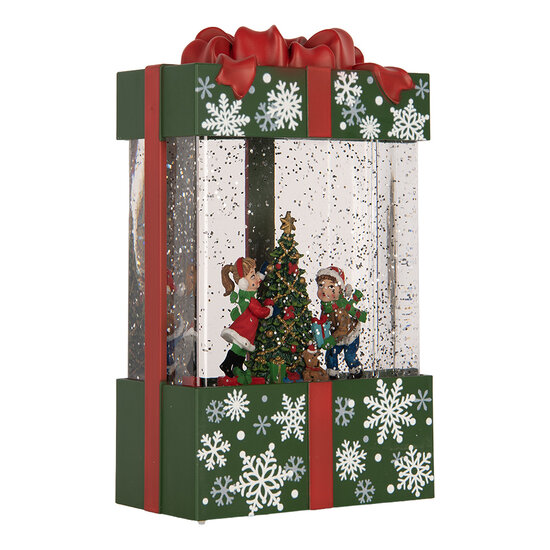 Clayre &amp; Eef | Muziekdoos met LED Groen Rood 12x7x20 cm / 3xAA | 6PR6200