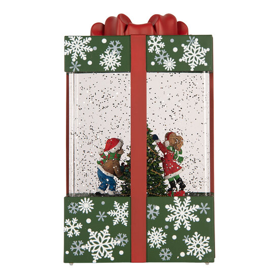 Clayre &amp; Eef | Muziekdoos met LED Groen Rood 12x7x20 cm / 3xAA | 6PR6200
