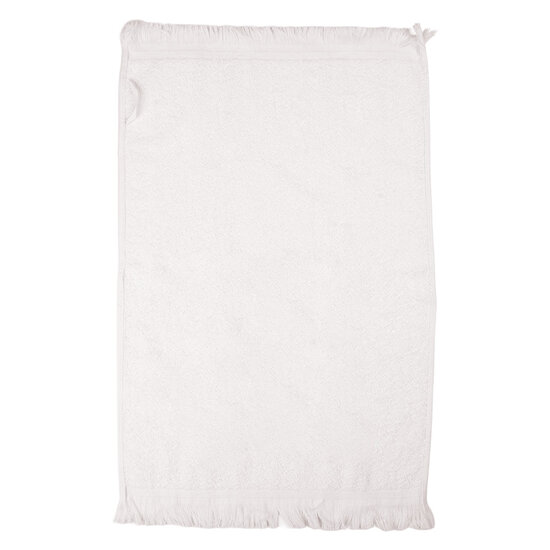 Clayre &amp; Eef | Gastendoekje Wit Oranje 40x66 cm | CT037