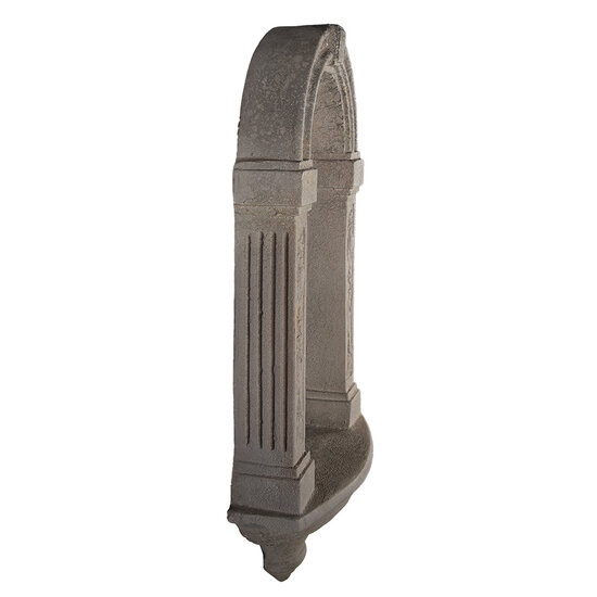 Clayre &amp; Eef | Wandkandelaar Grijs 39x13x78 cm | 5Y1420