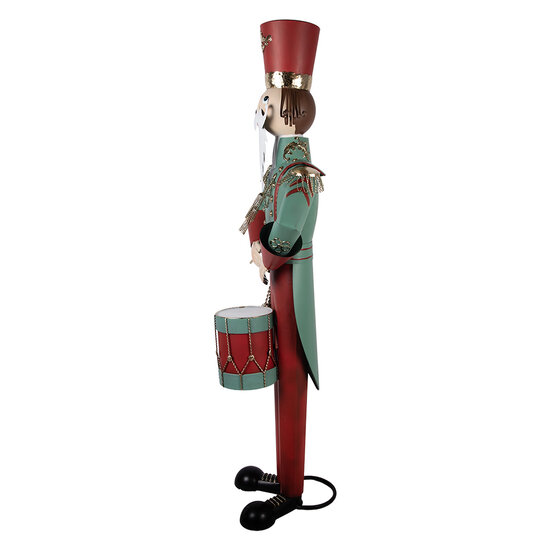 Clayre &amp; Eef | Decoratie Notenkraker Rood Groen 75x50x186 cm | 5Y1436